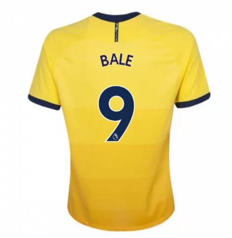 Tottenham Hotspur Football Kit Third Soccer Jersey BALE 9 2020/21